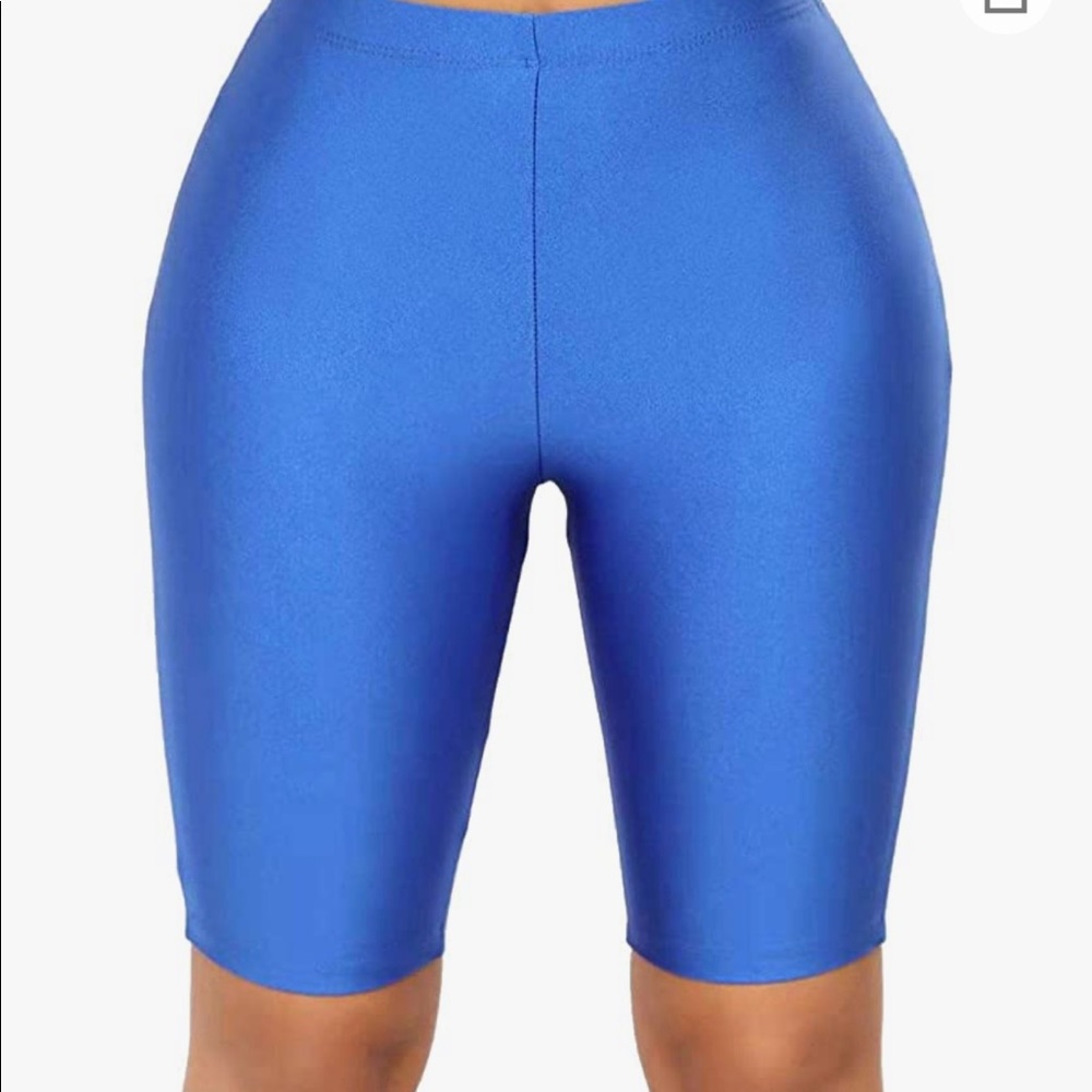 Blue biker shorts size XL